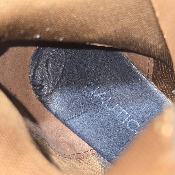 Nautica Orli Womens Size 5.5 Faux Leather QuiltedKnee High Zip Up Riding Boots - Picture 6 of 10